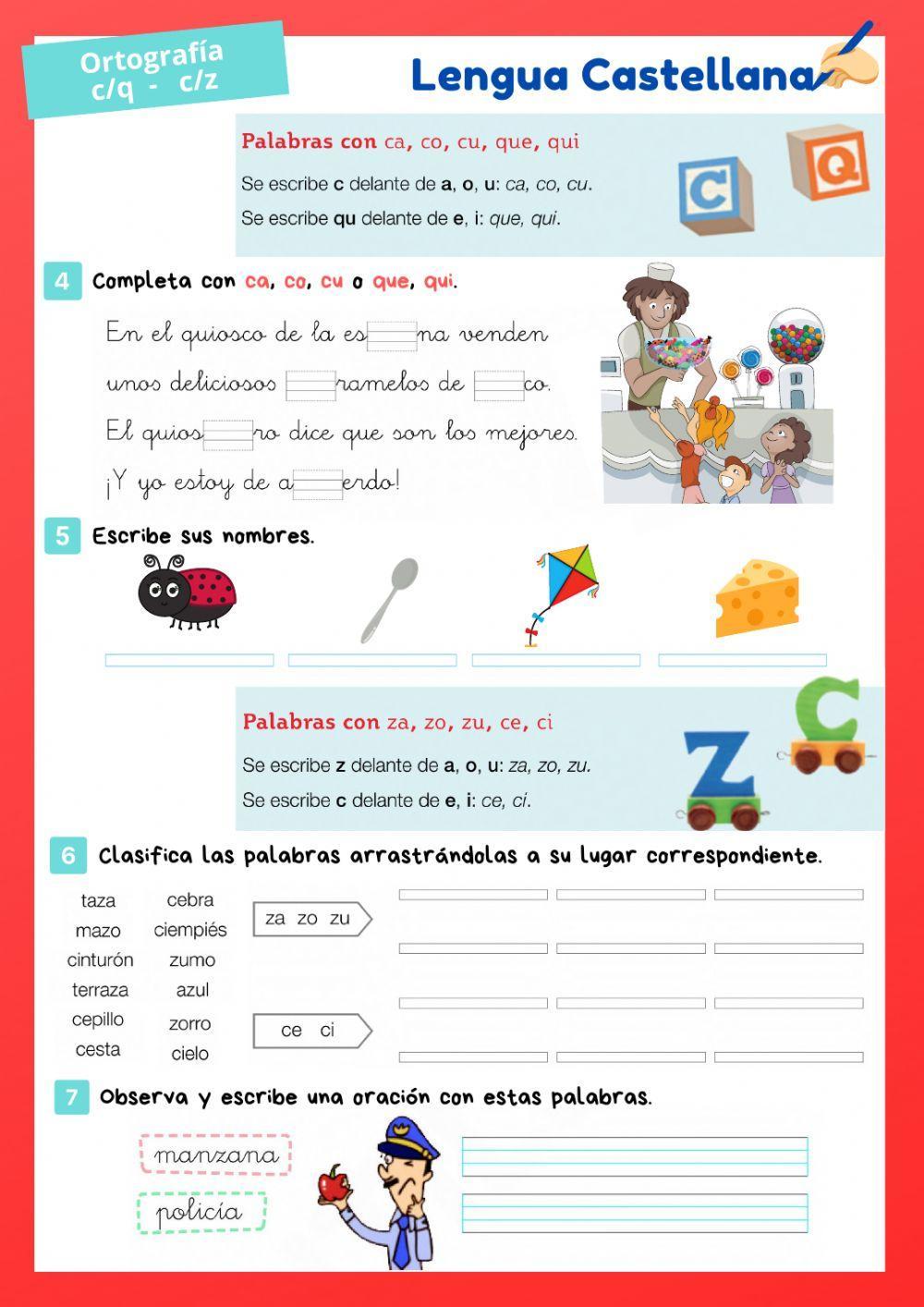 Palabras, sílabas, ortografía, oraciones. Palabras, sílabas, ortografía, oraciones.