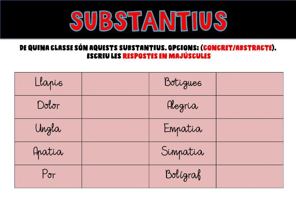 Substantius