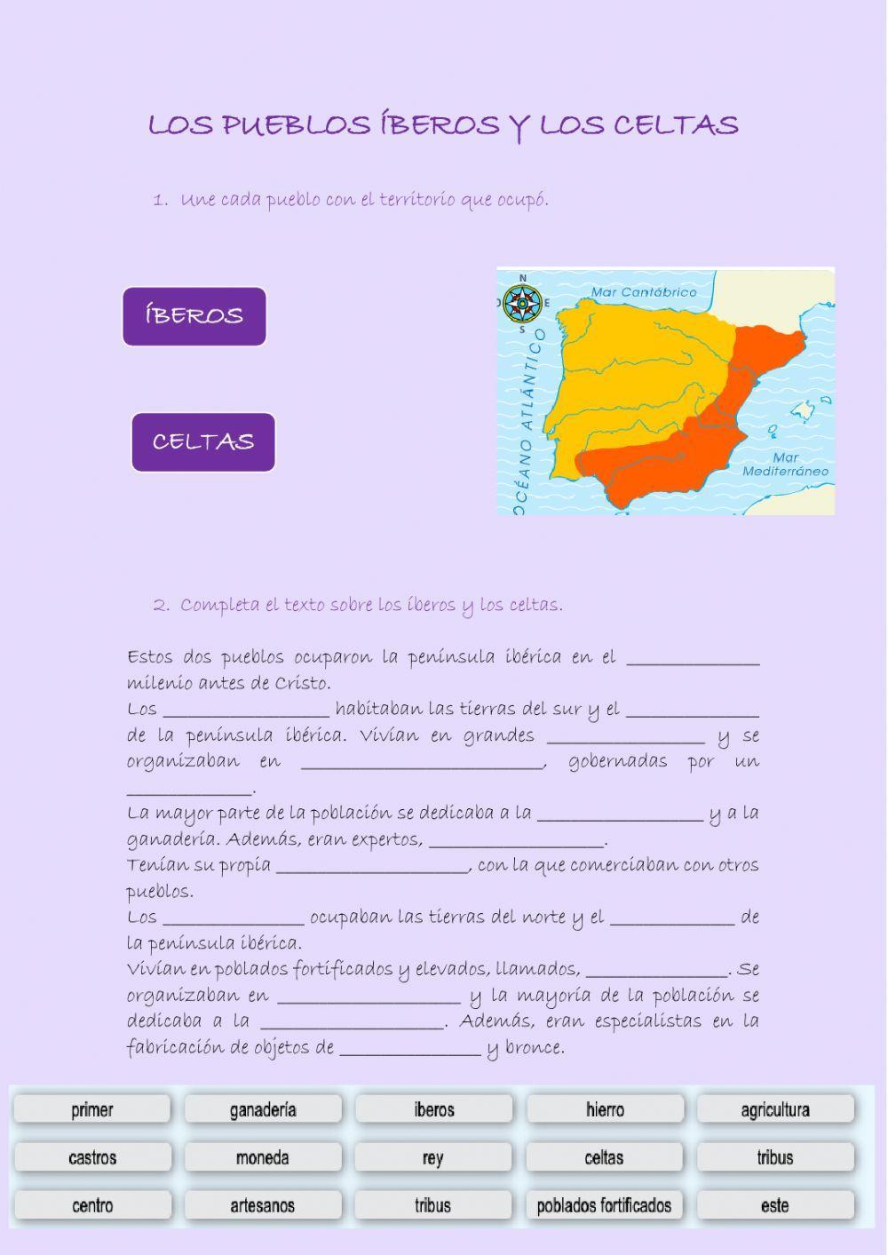 Los pueblos íberos y celtas