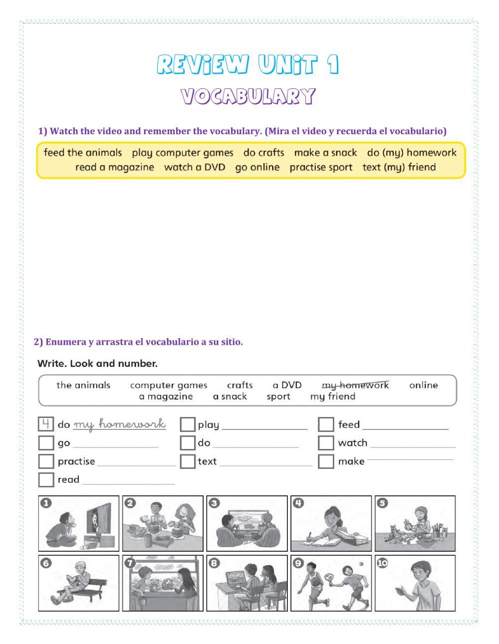 Free time activities