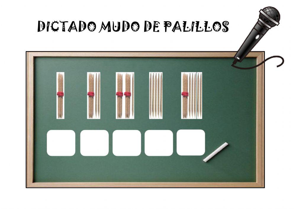 Dictado mudo de palillos