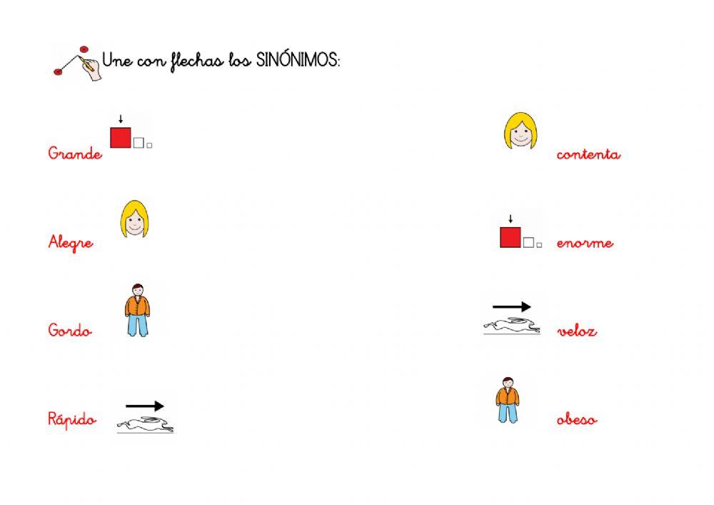 Sinónimos con apoyo visual