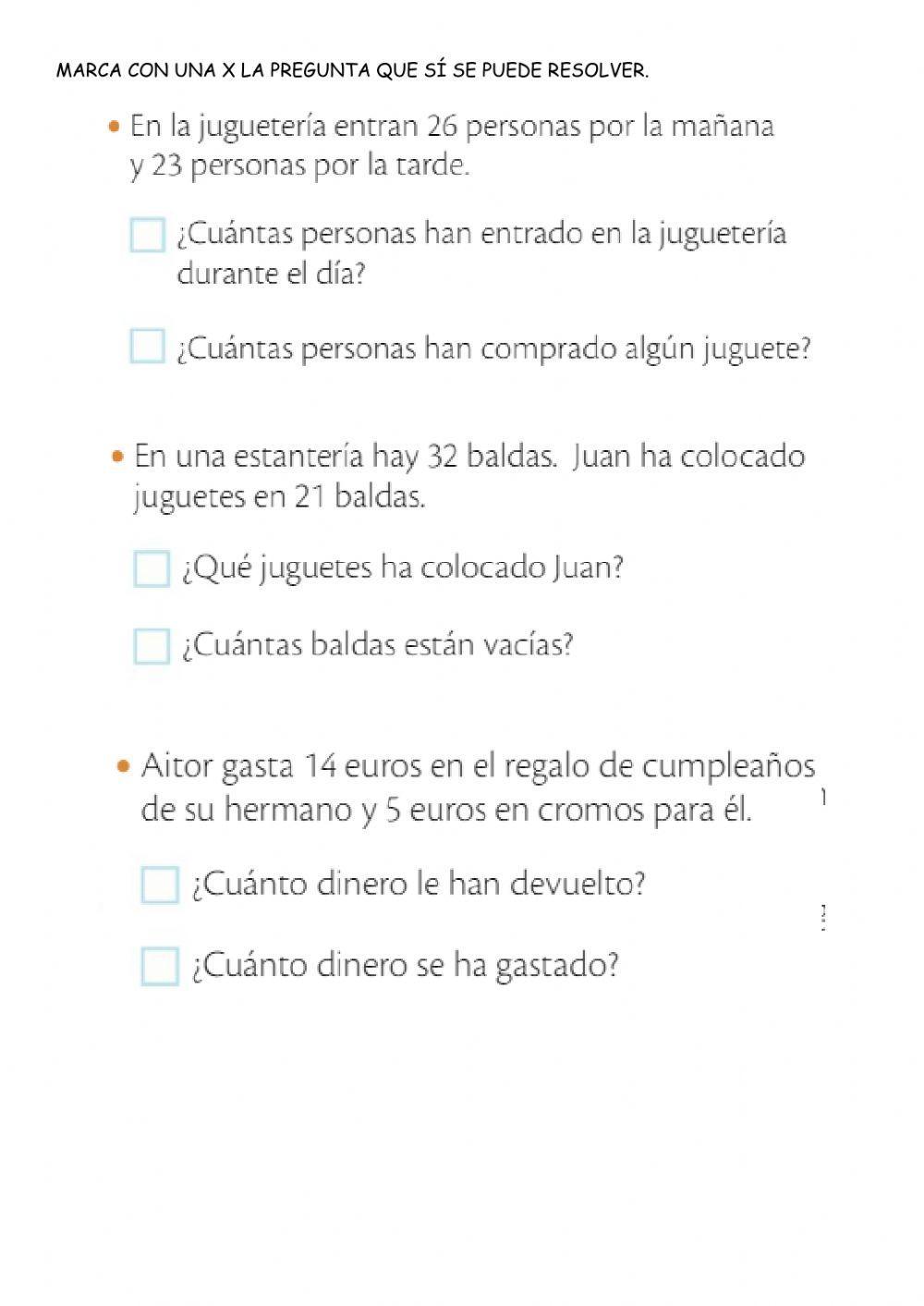 Elige la pregunta correcta