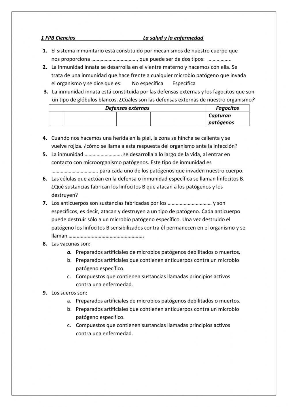 Salud y enfermedad 12