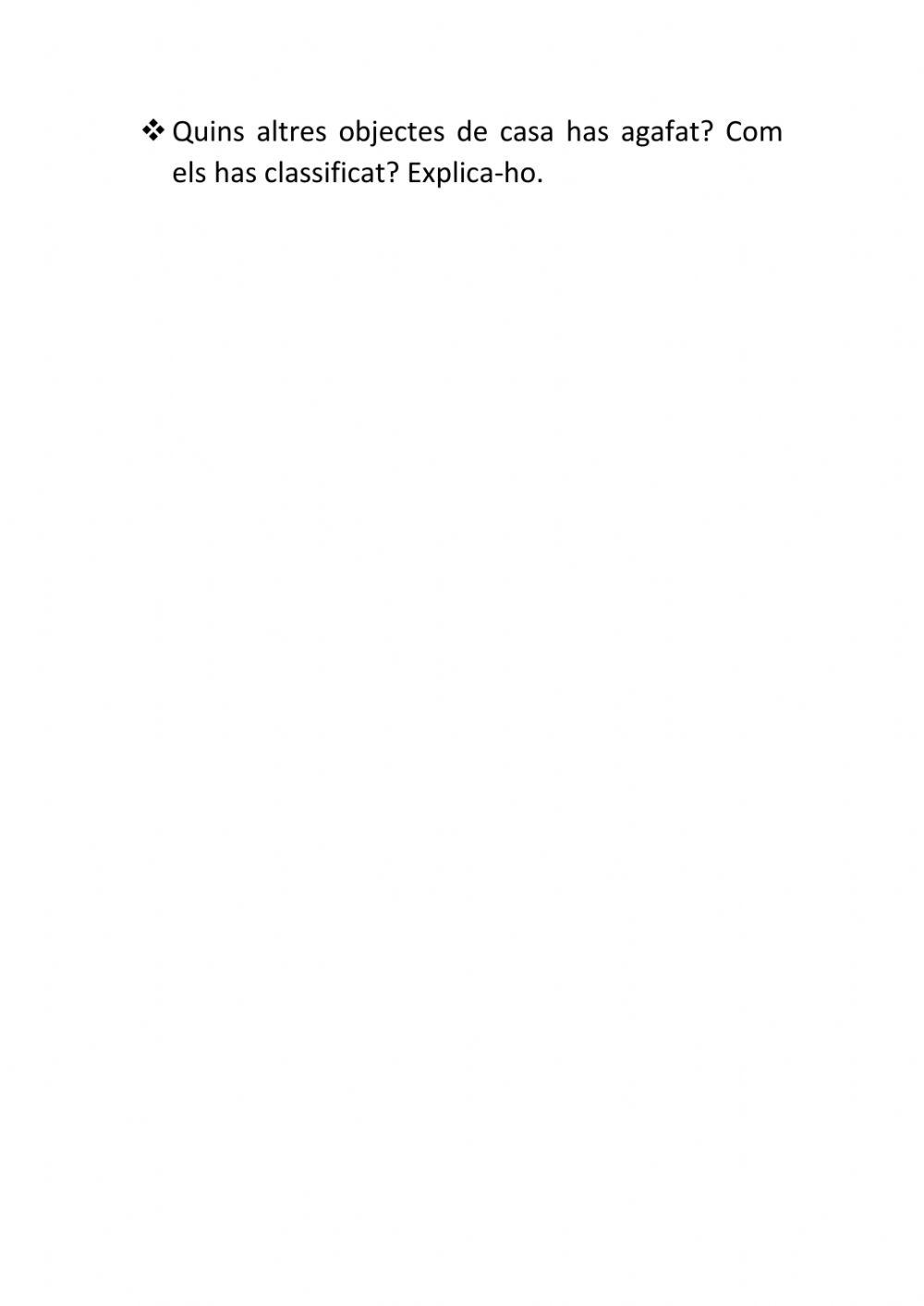 Classificar estris 3