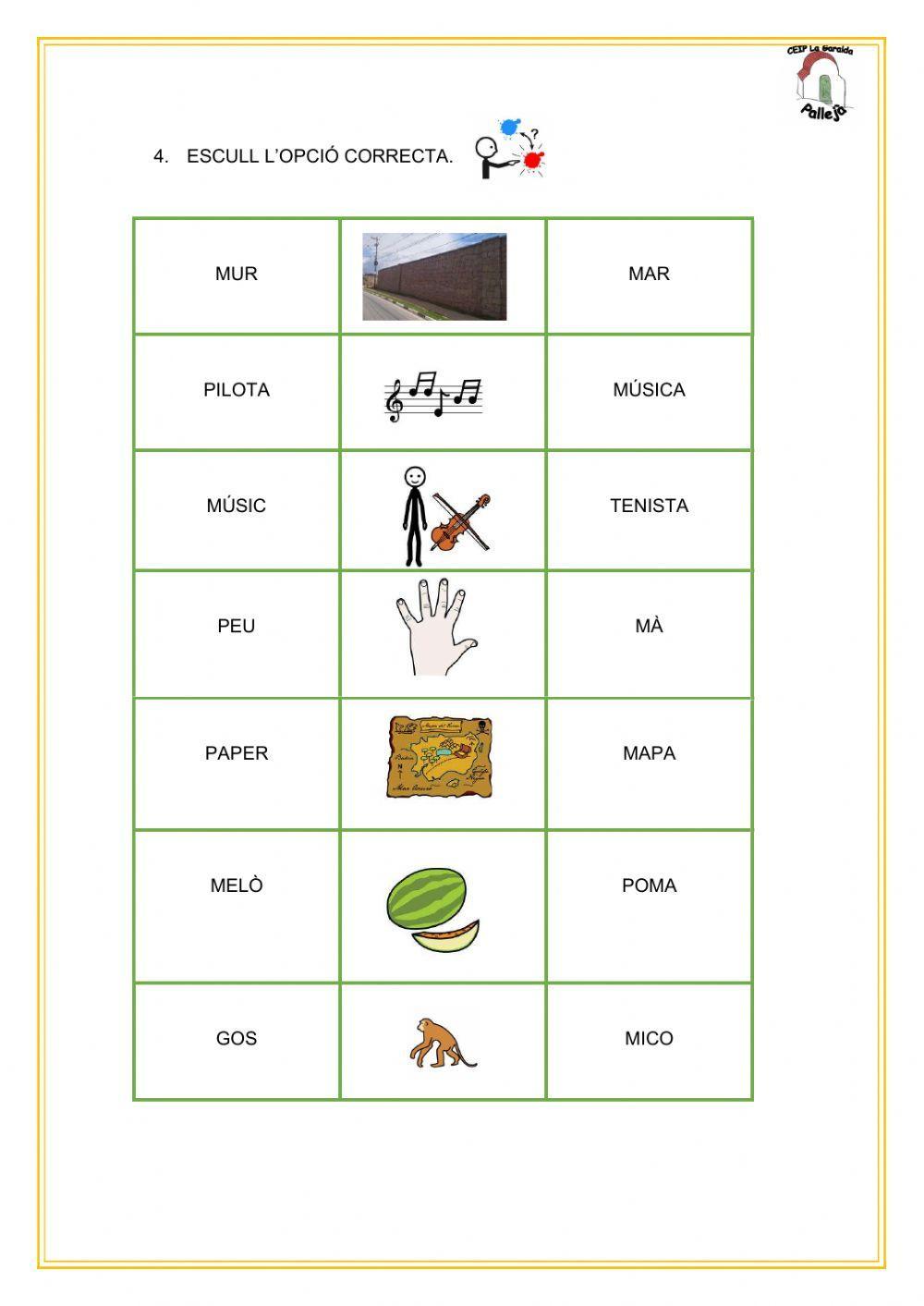 Lectoescriptura de primer mu