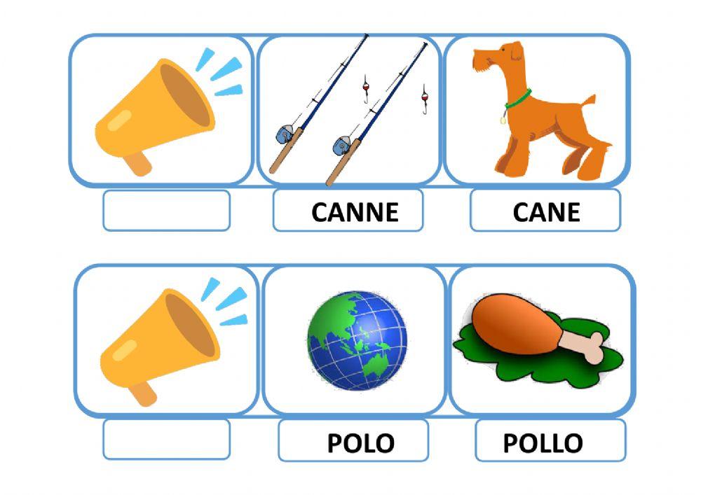ascolta e scrivi la parola