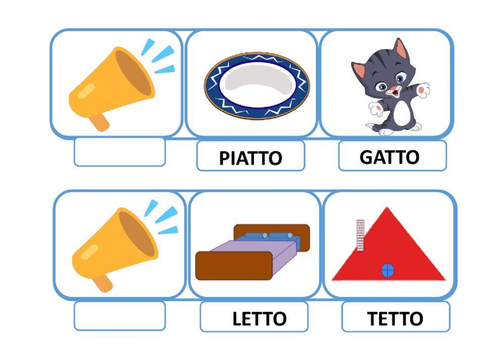 ascolta e scrivi la parola