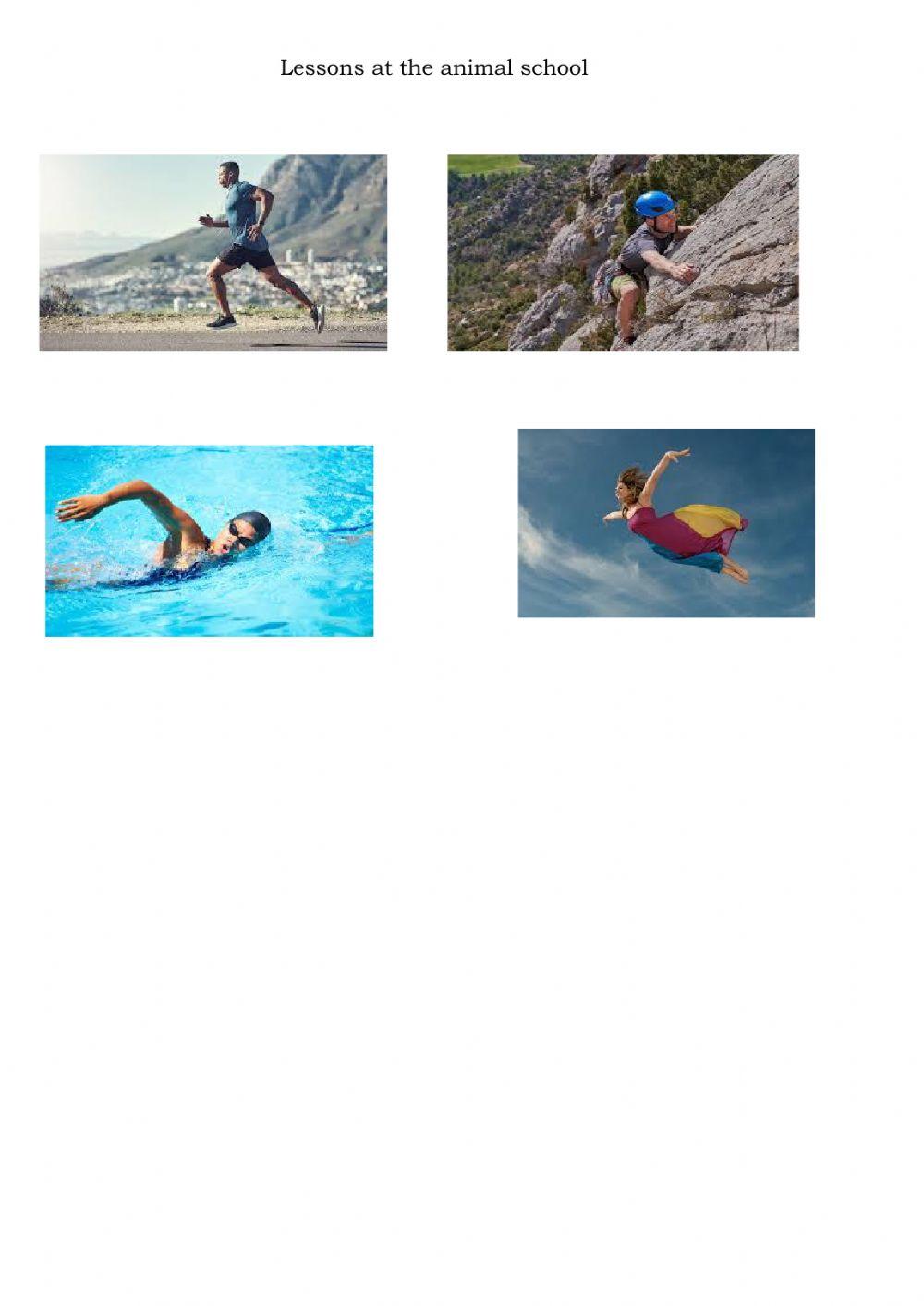 Lessons at the animal school