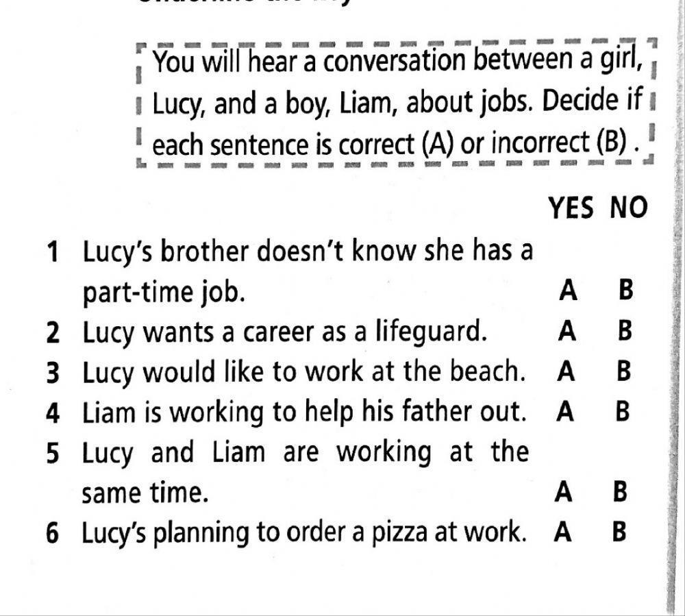 Listening Comprehension 9 Form