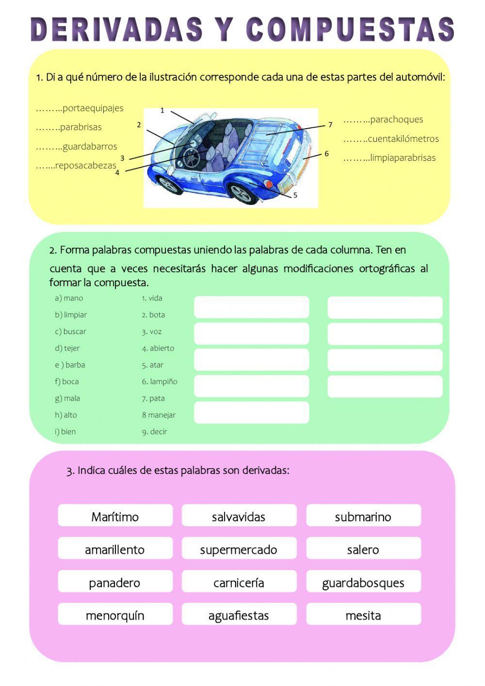 Derivadas y compuestas