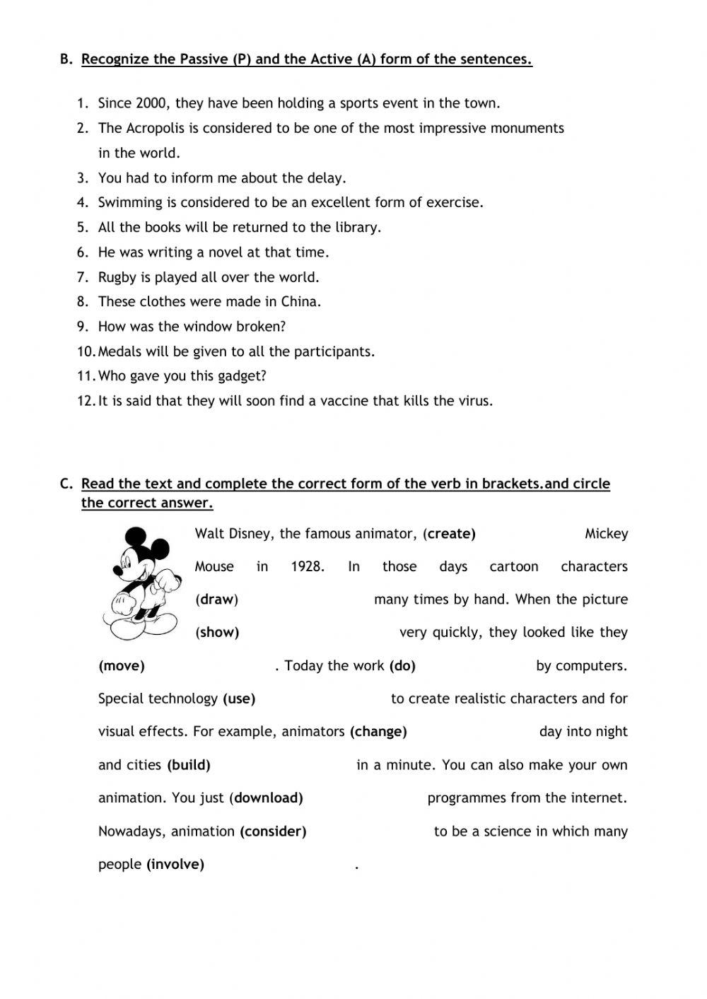 Passive Voice - Practice