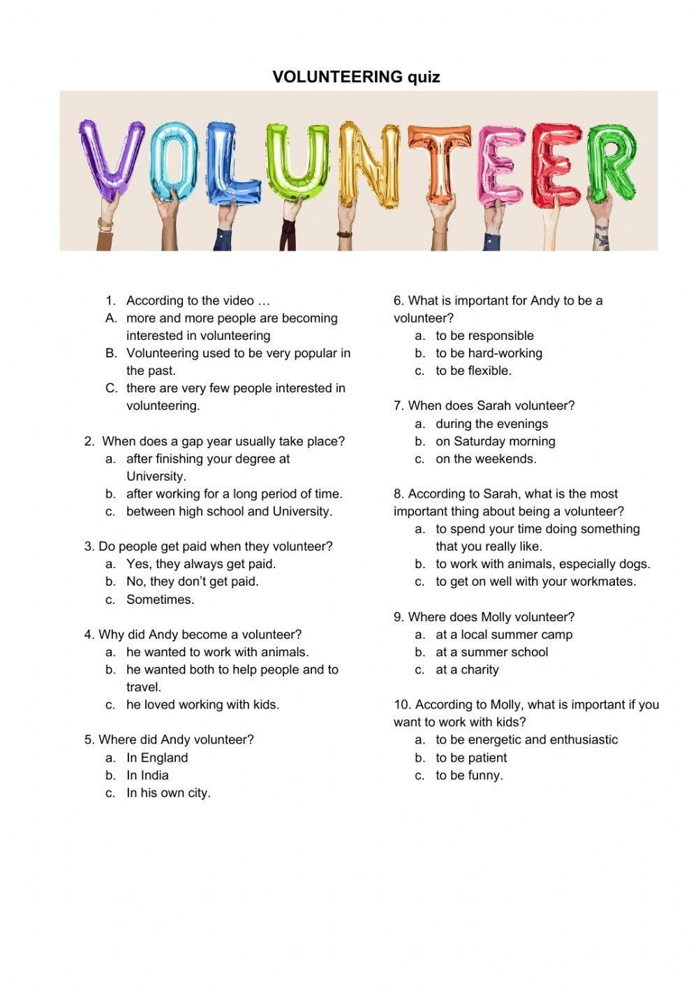 182116-volunteering-msalcaraz2-liveworksheets