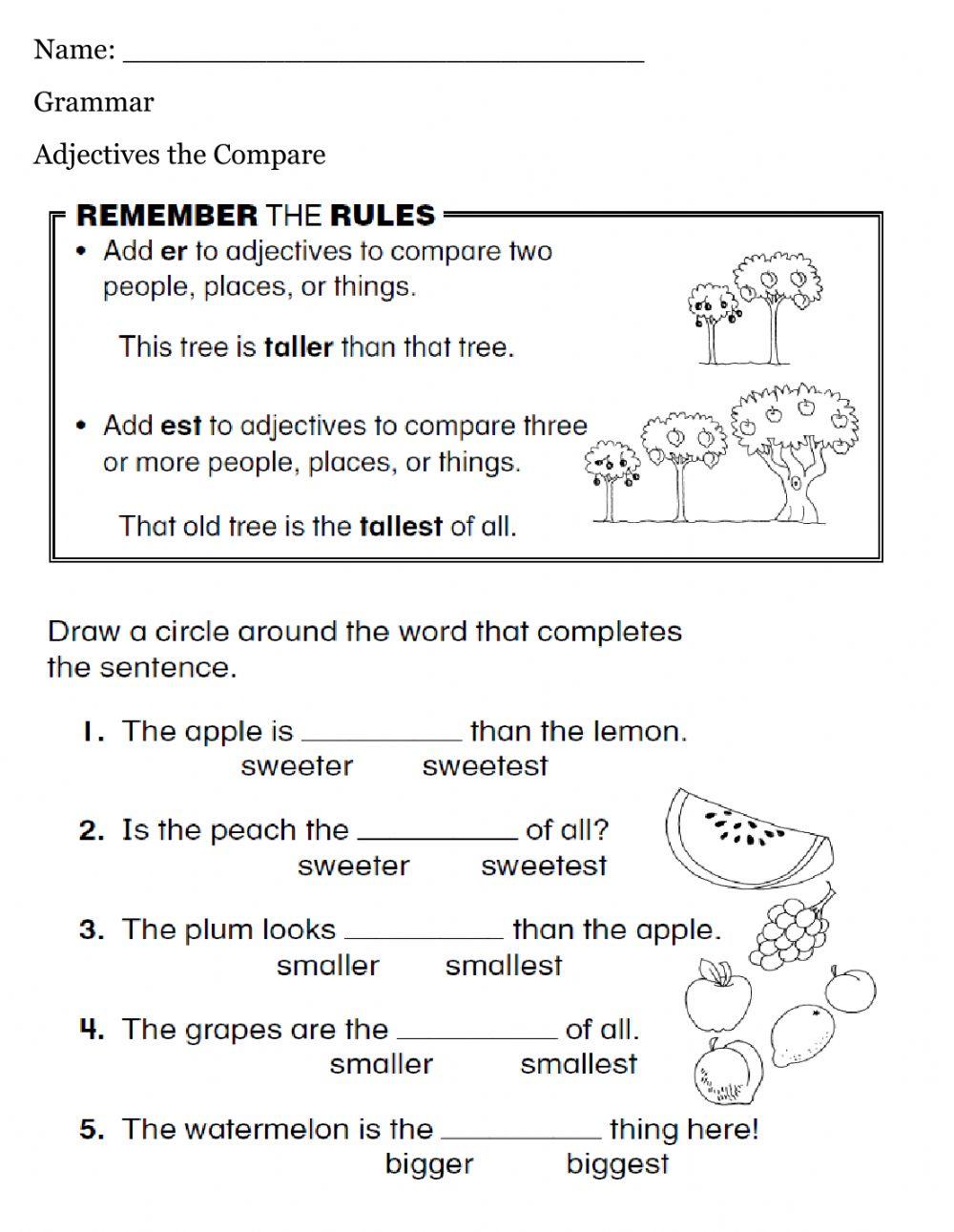 adjectives-that-compare-worksheet-live-worksheets