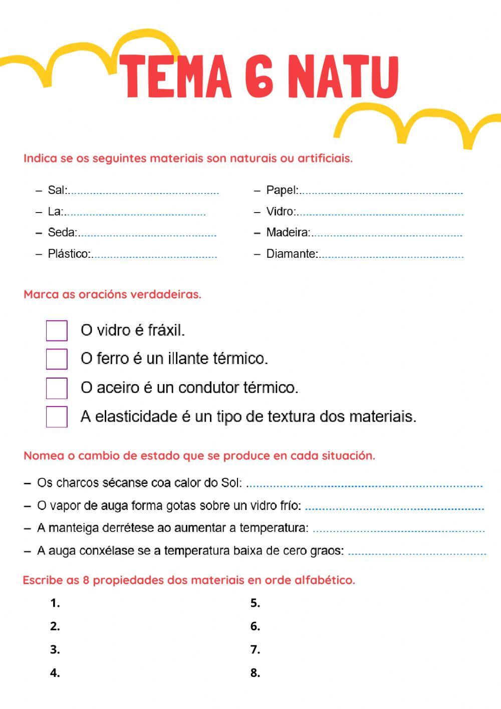 Repaso tema 6 naturais