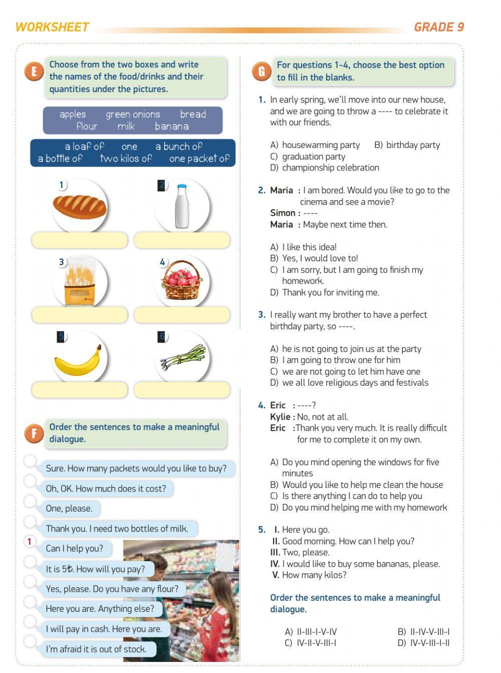 Invitations and celebrations