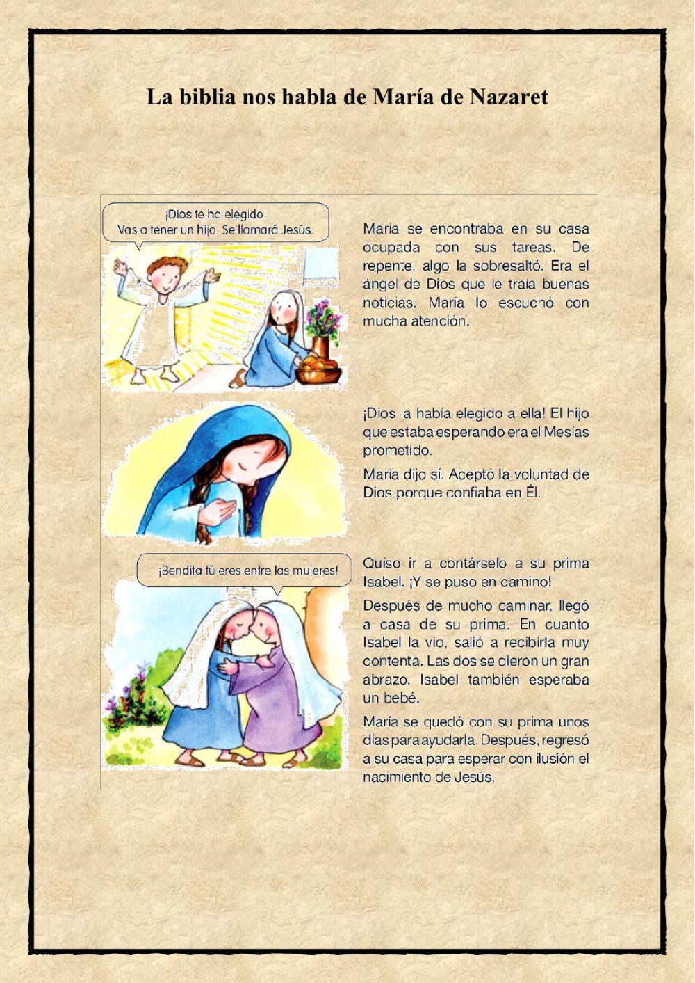 La Biblia nos habla de María de Nazaret 2º