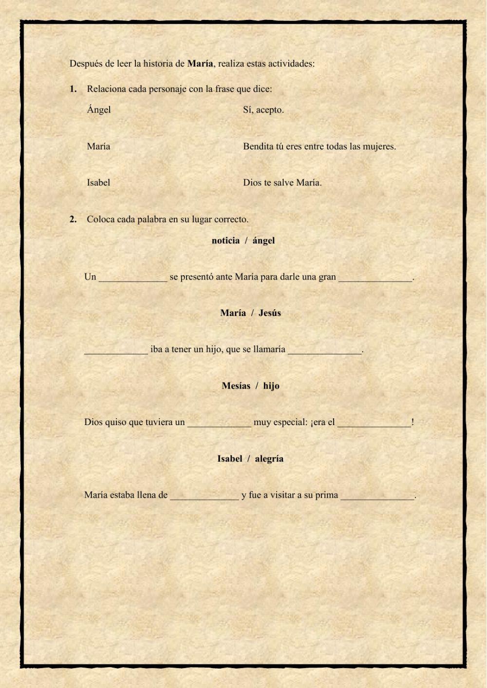 La Biblia nos habla de María de Nazaret 2º