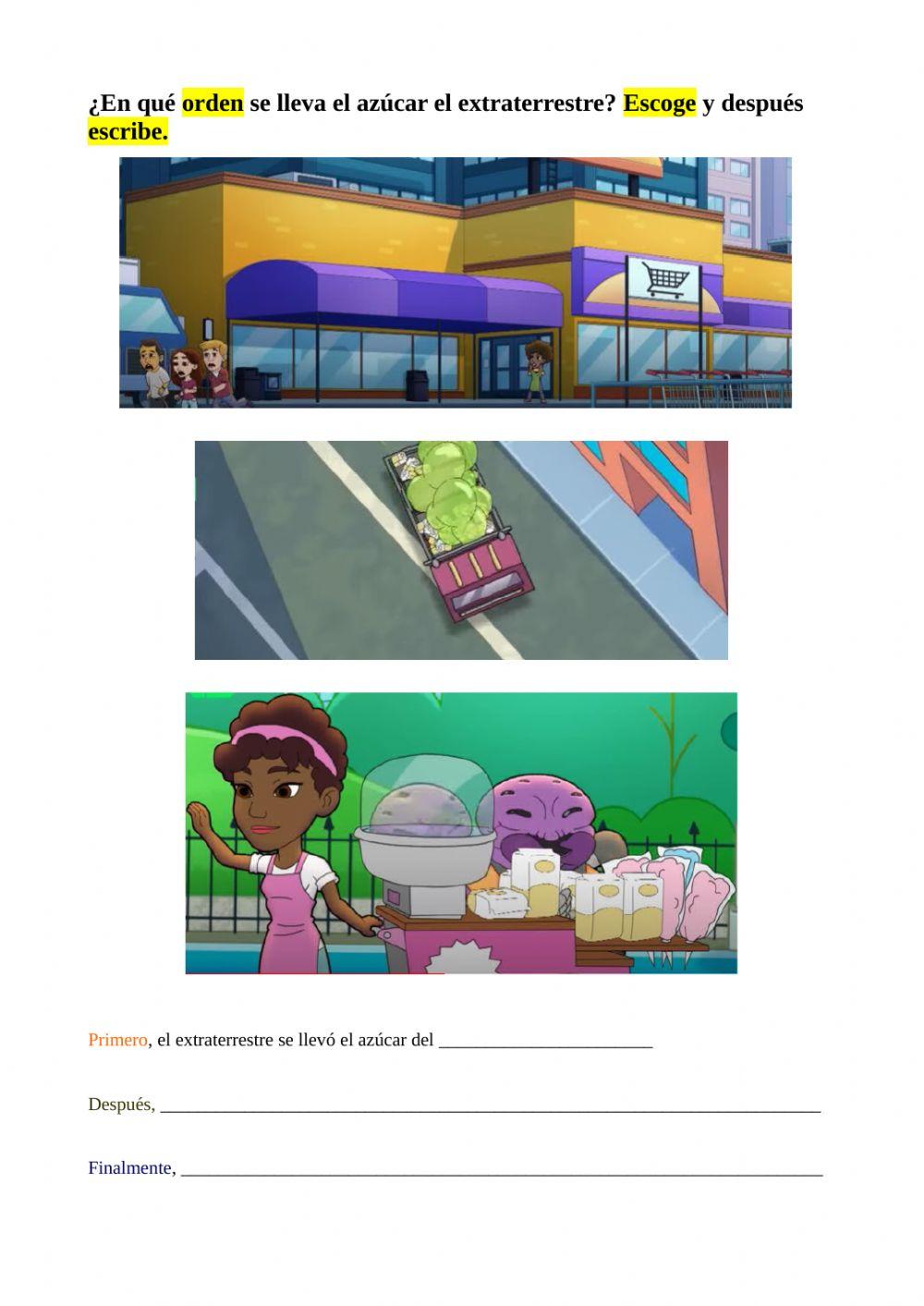 Comprensión y expresión héroes Marvel