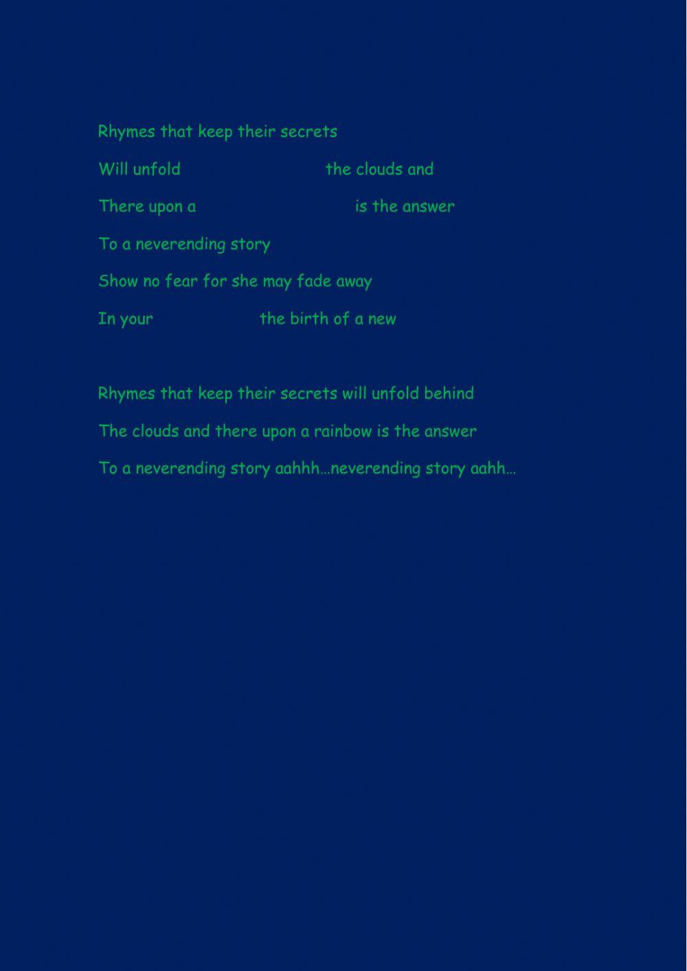 -The neverending story- by Limahl