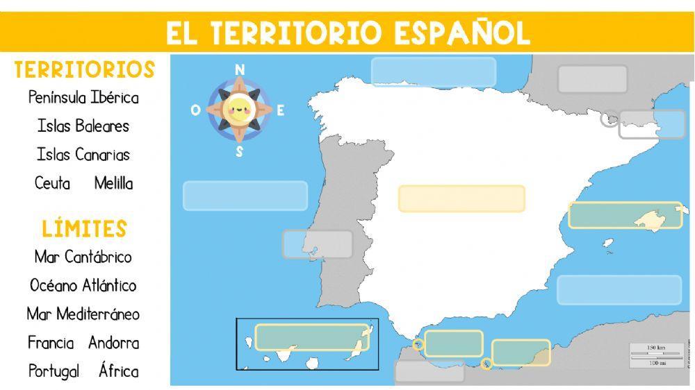 Mapa del Territorrio Español