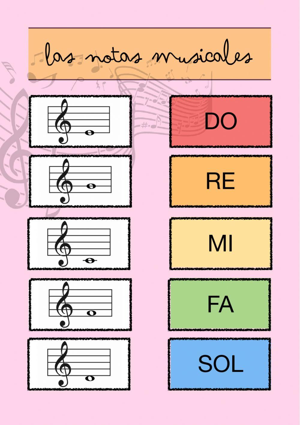 Notas musicales : DO-SOL