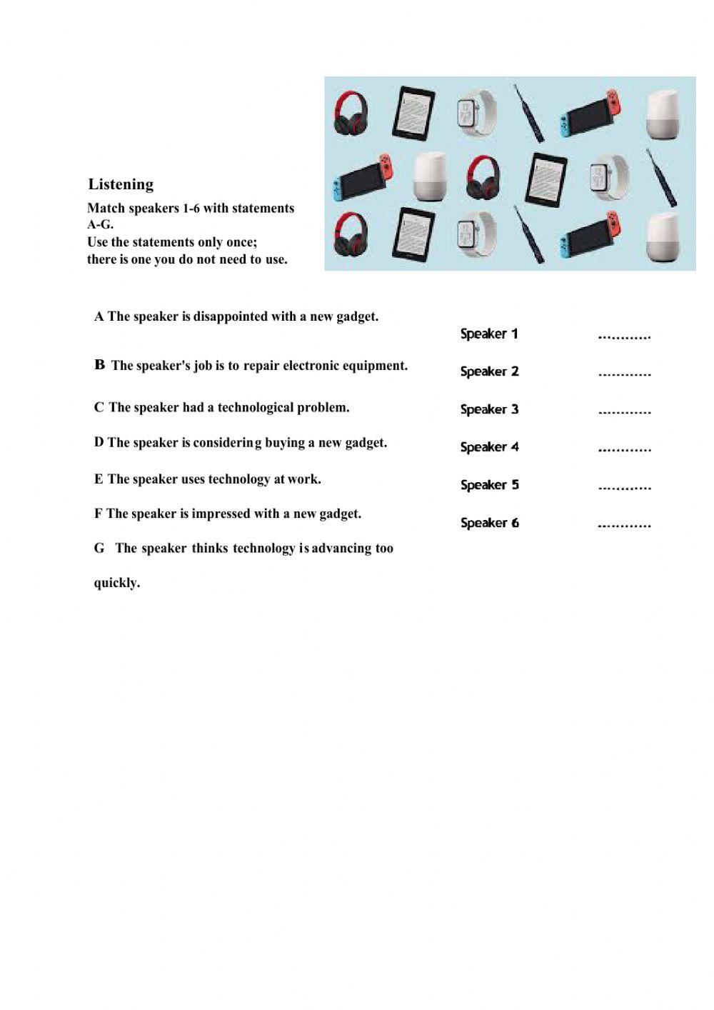 Listening Comprehension - Grade 10