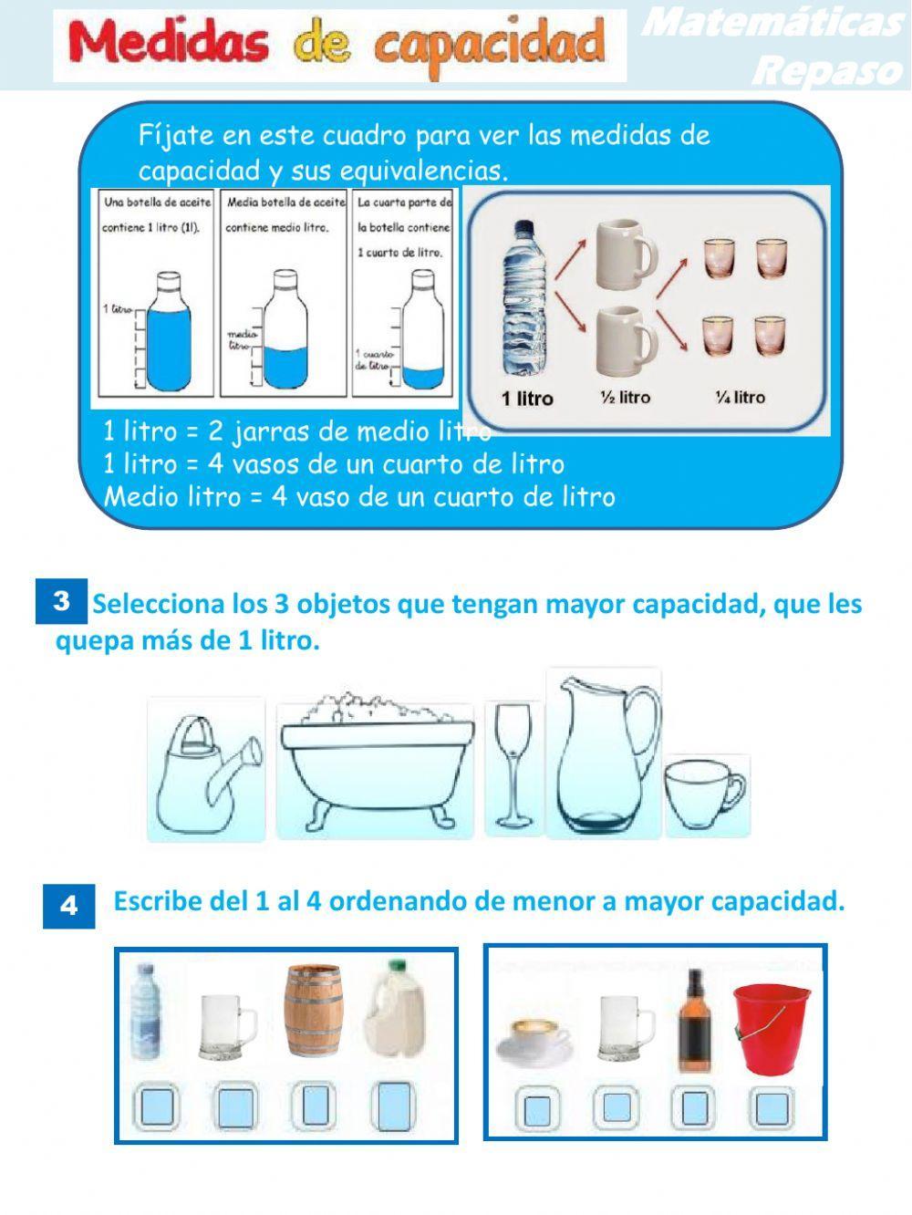Medidas de magnitud y capacidad