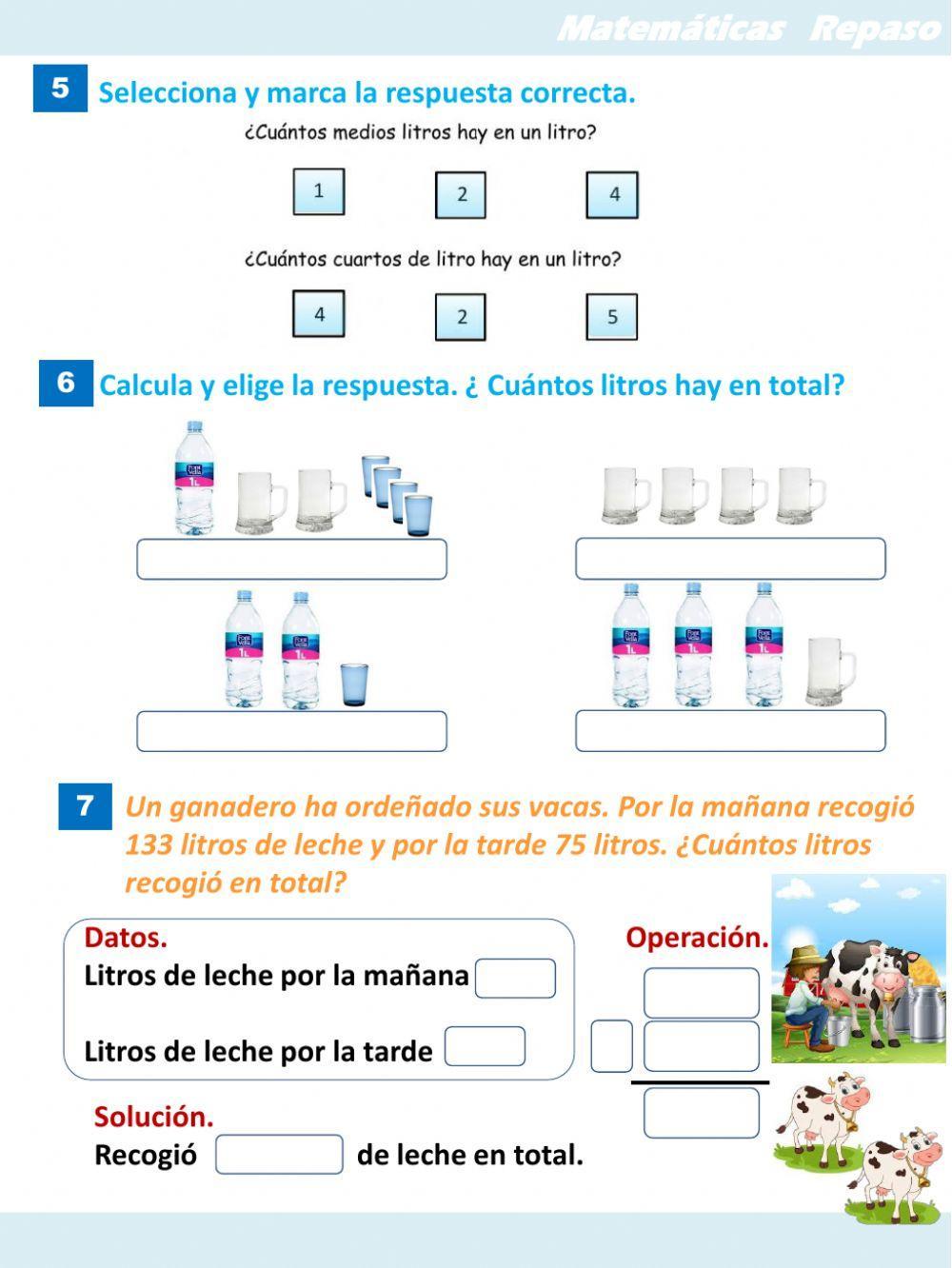 Medidas de magnitud y capacidad