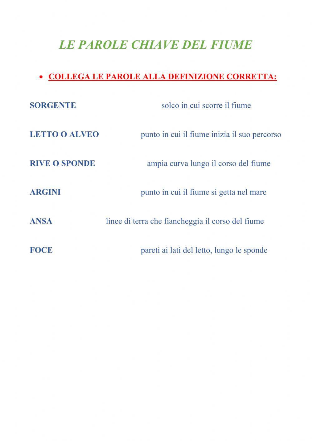 i paesaggi d'acqua: il fiume