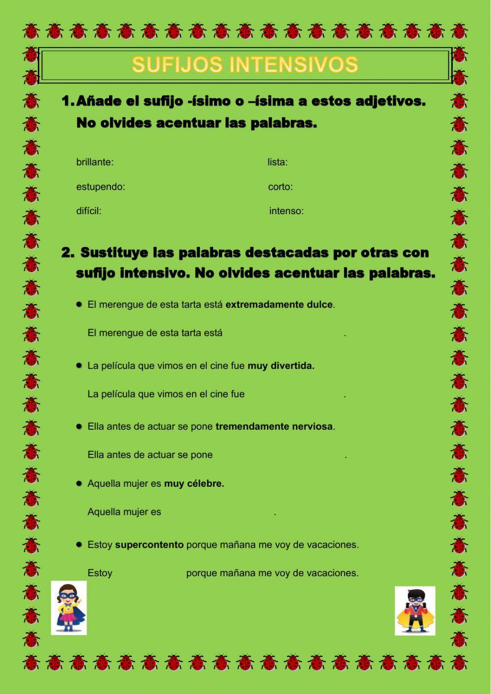 Sufijos intensivos
