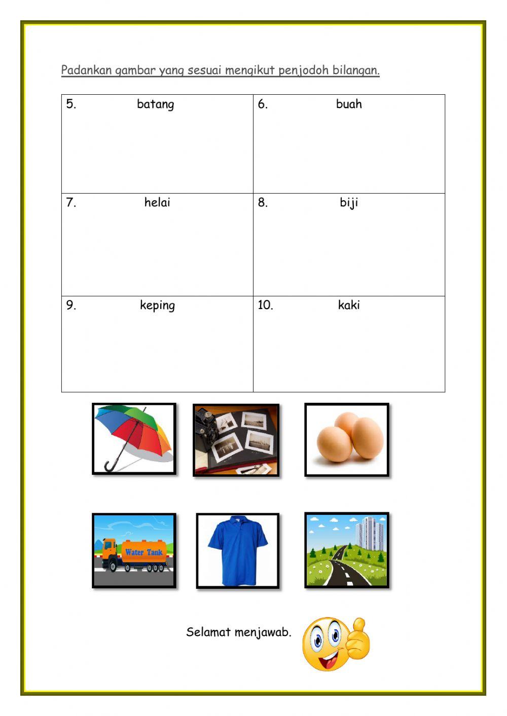 Penjodoh bilangan Tahap 1