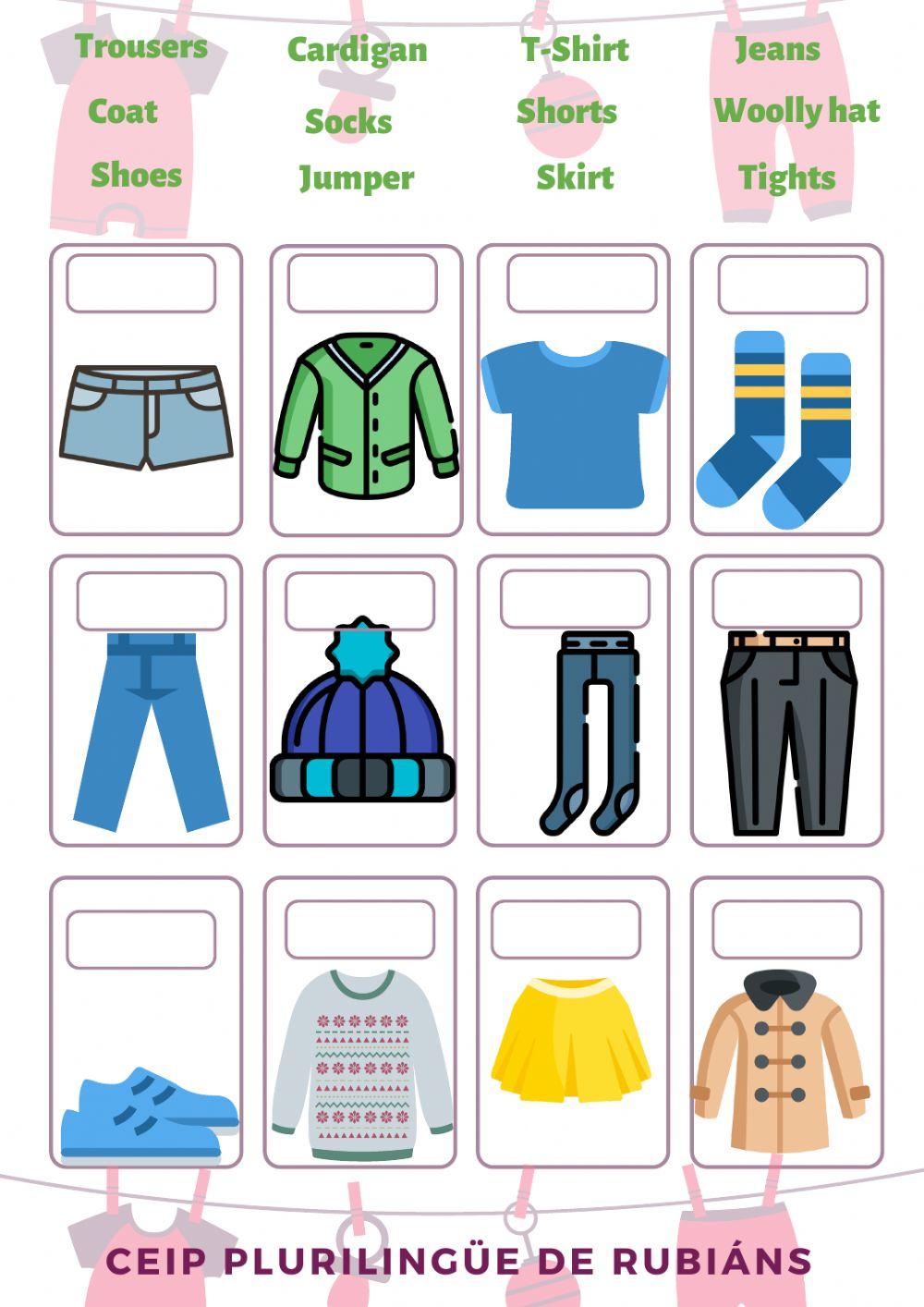 Clothes Vocabulary III