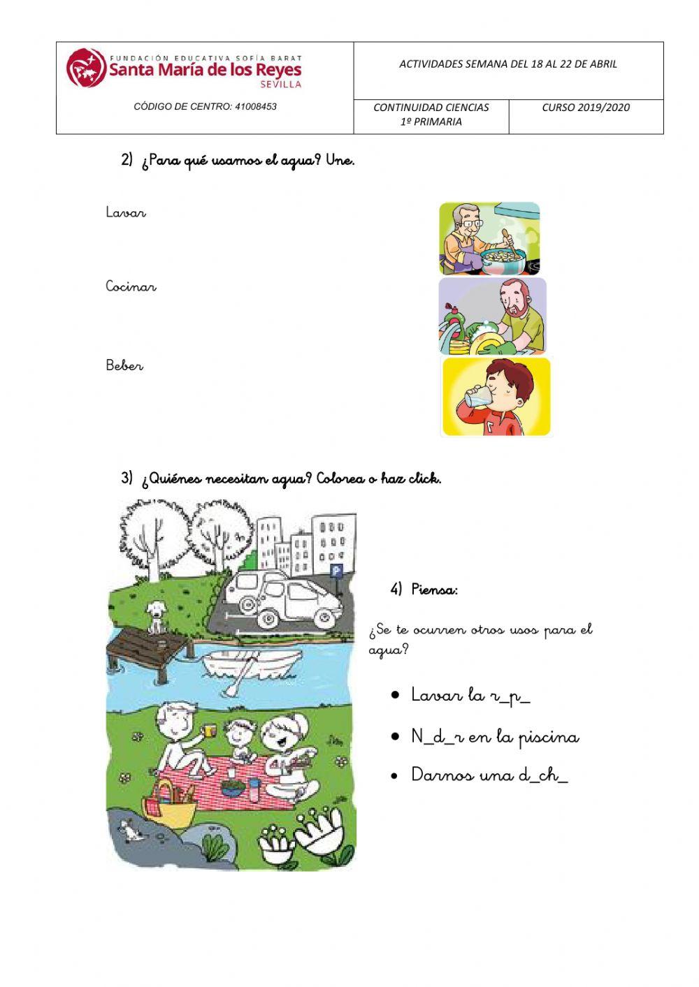 Caracteristicas del agua