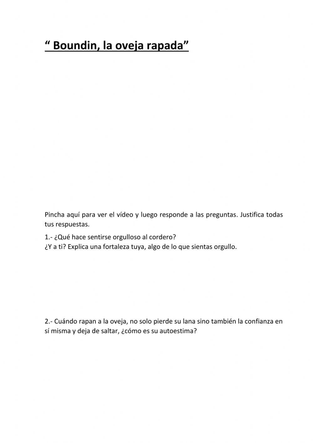 Boudin, la oveja rapada