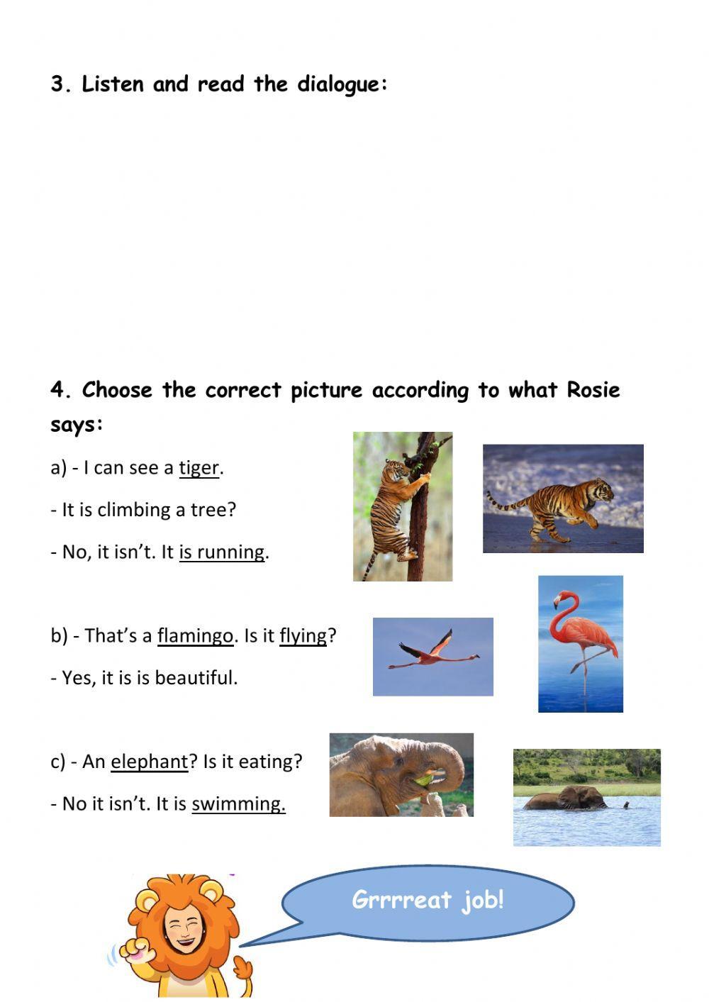 What are these animals doing?