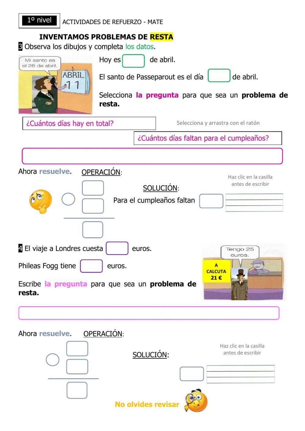 Inventamos problemas