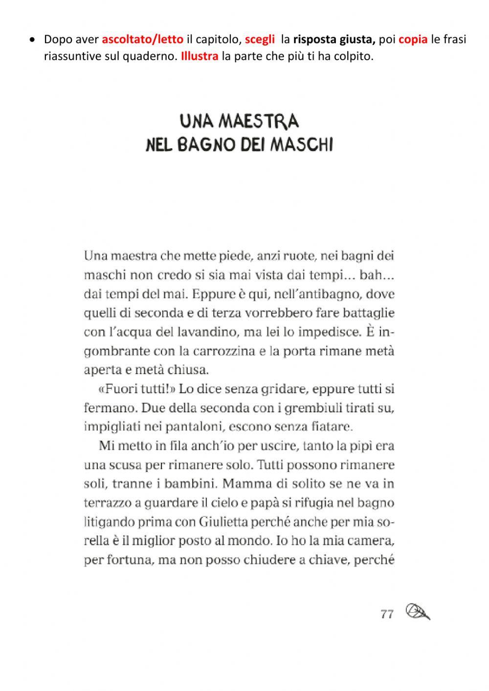 Una maestra nel bagno dei maschi