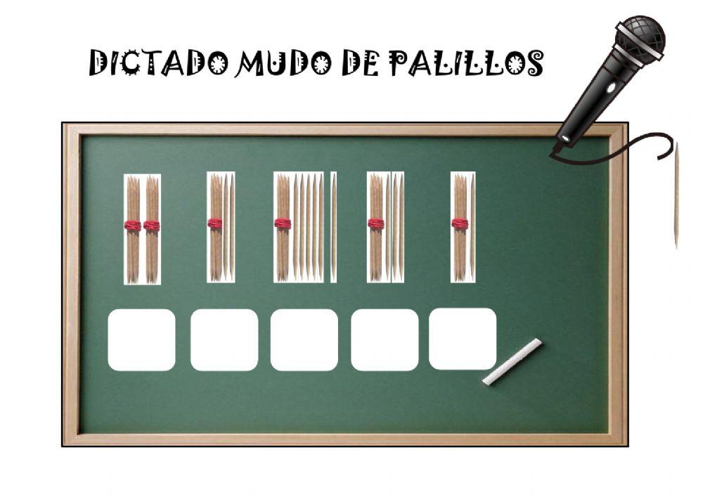 Dictado mudo palillos 2