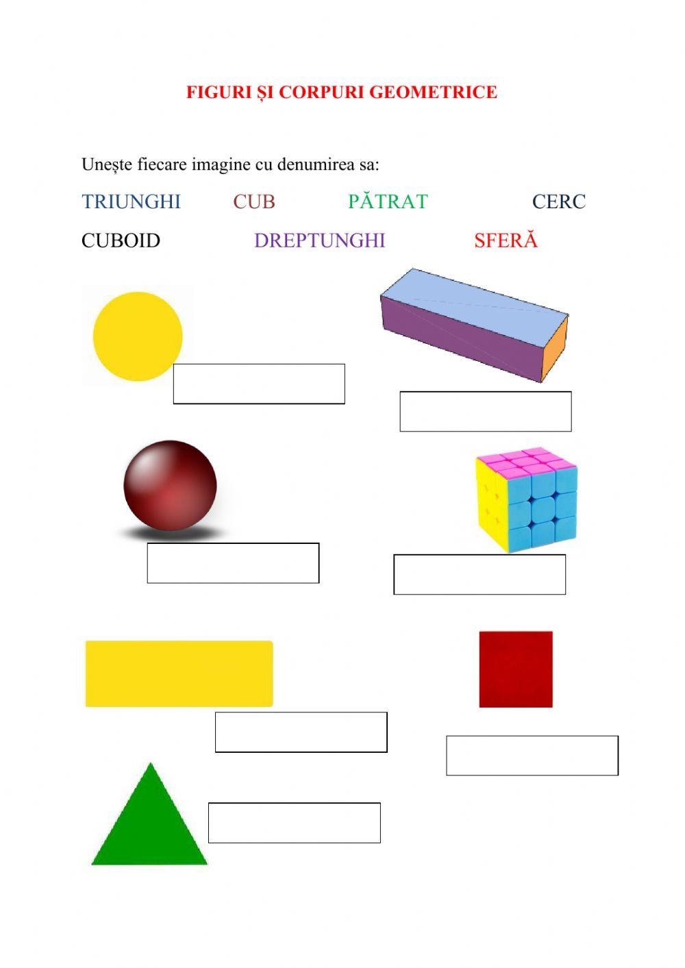 Figuri și corpuri geometrice