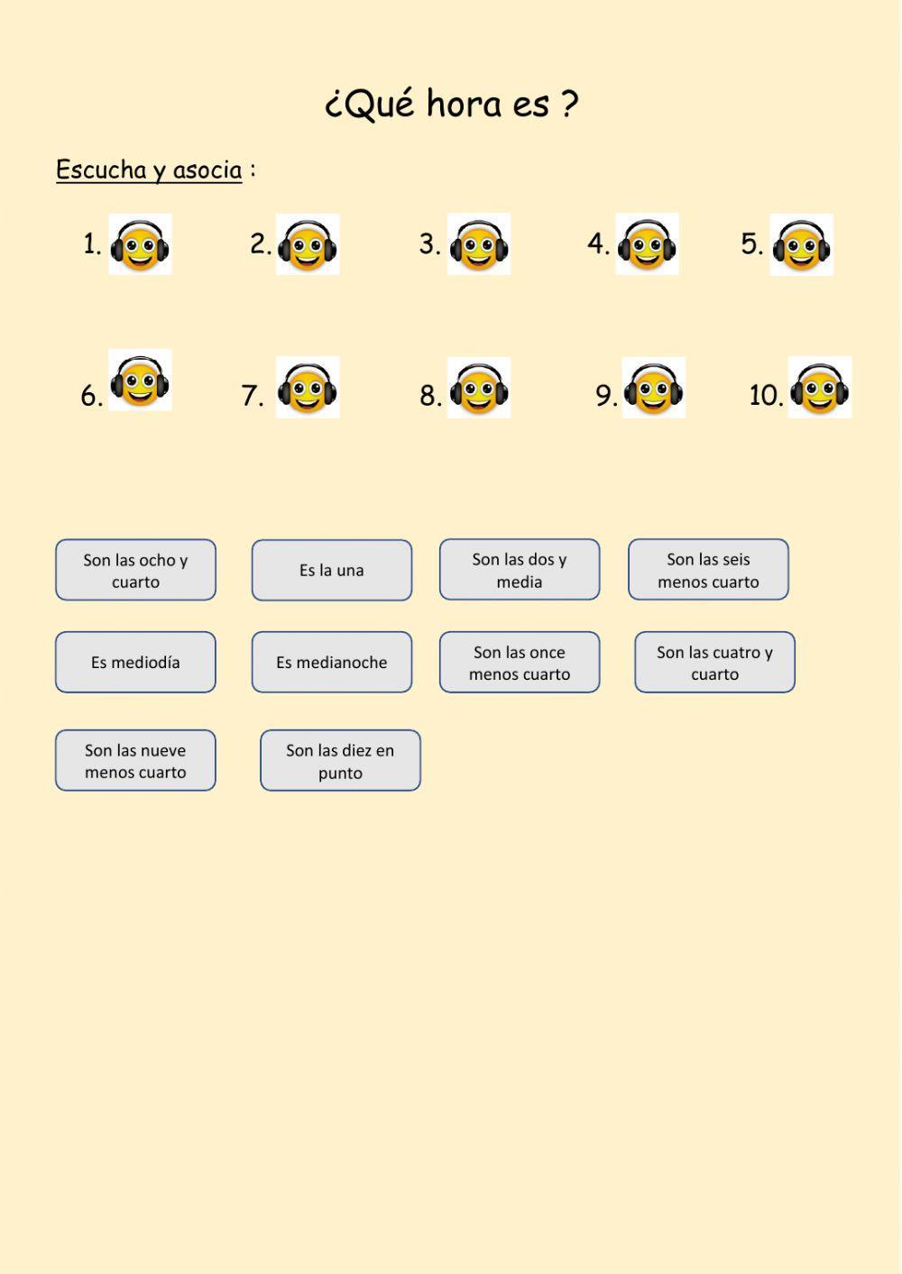 ¿Qué hora es?