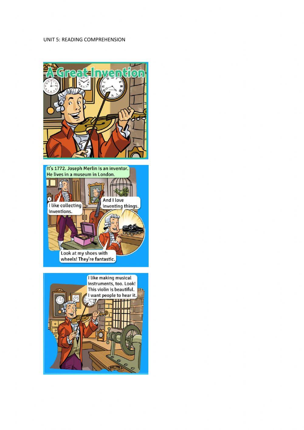 Reading Comprehension Tiger 4 unit 5