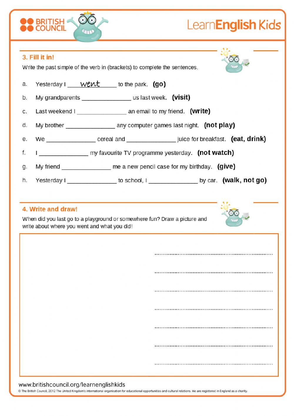 past-simple-endings-online-exercise-for-live-worksheets