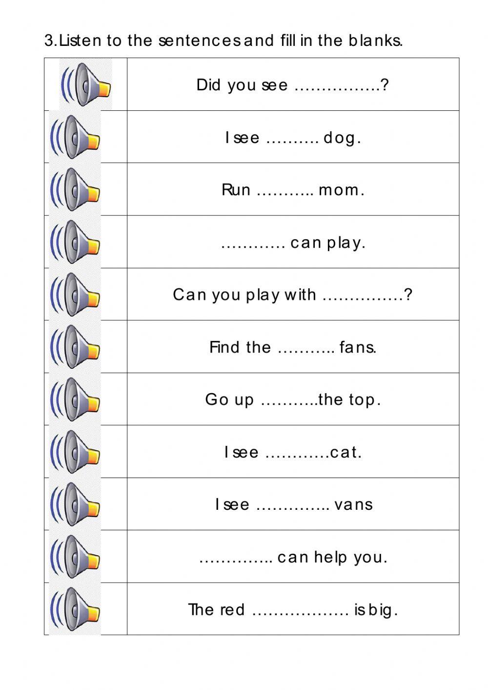 Test your tricky Words