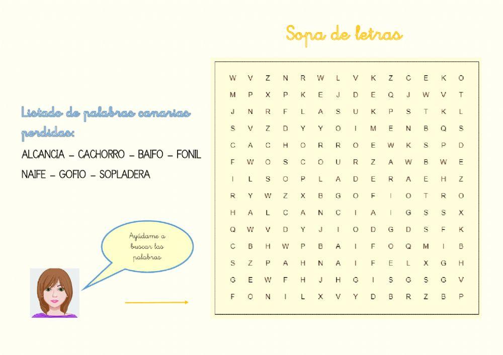 Sopa de letras