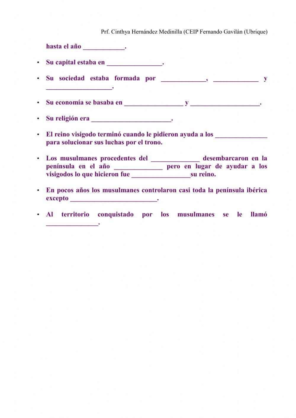 Edad Media: El reino Visigodo