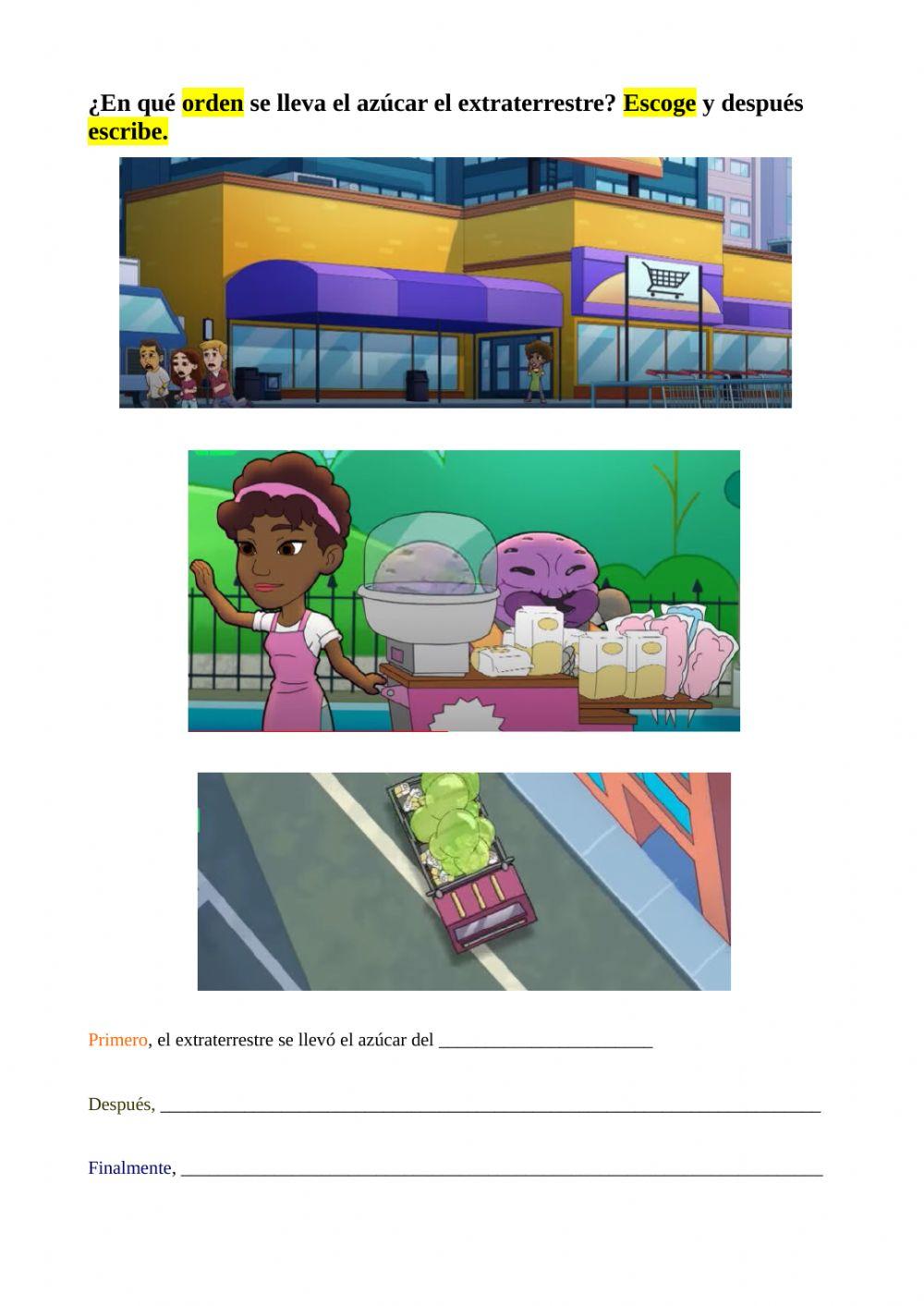 Comprensión corto Marvel