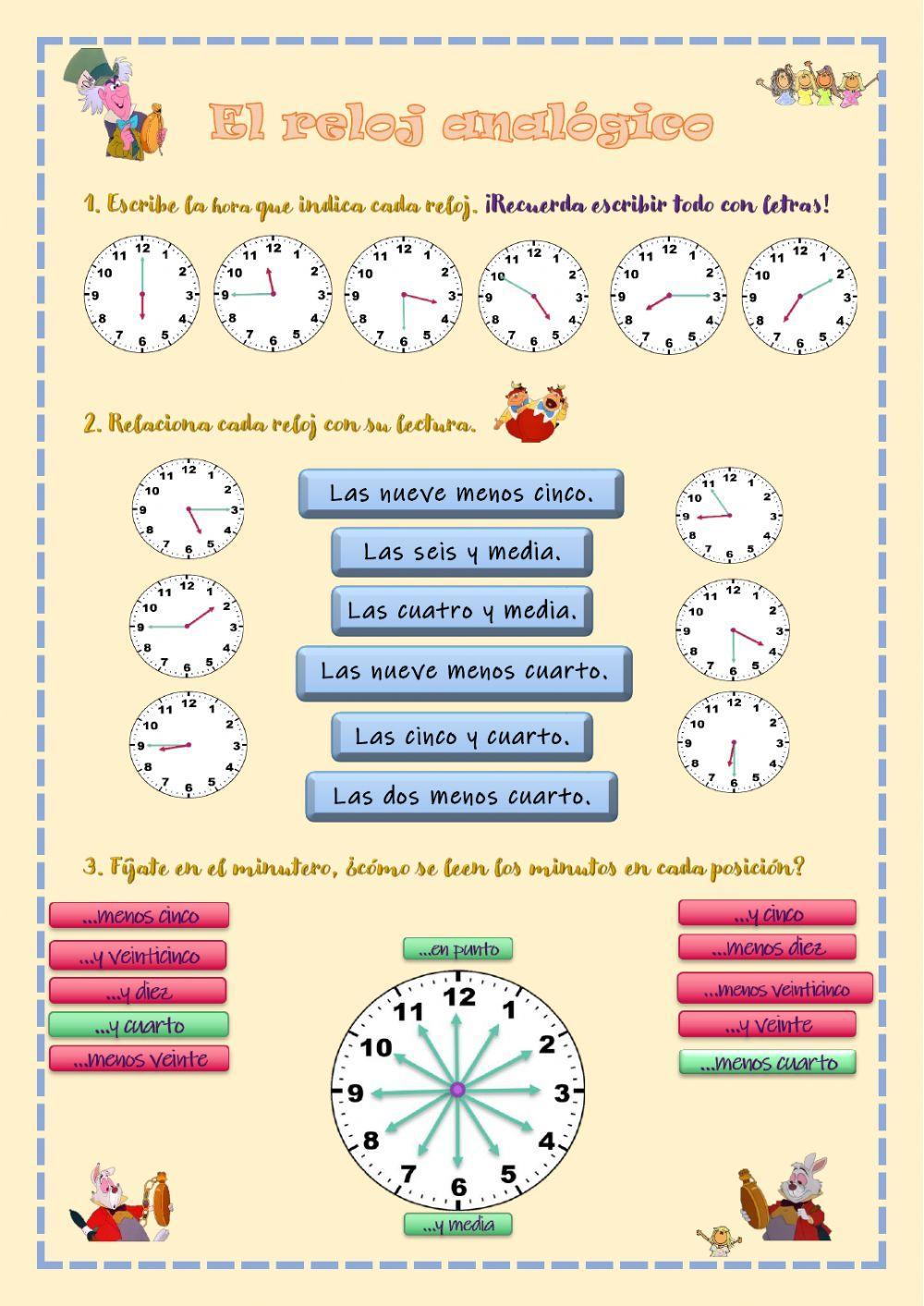 El reloj analógico