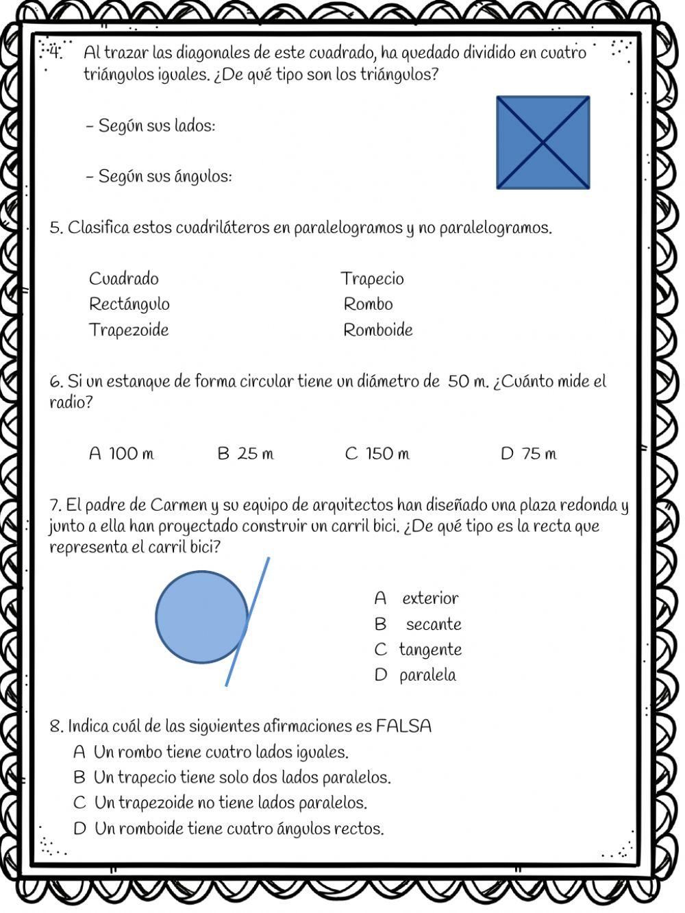Repaso de contenidos Repaso de contenidos