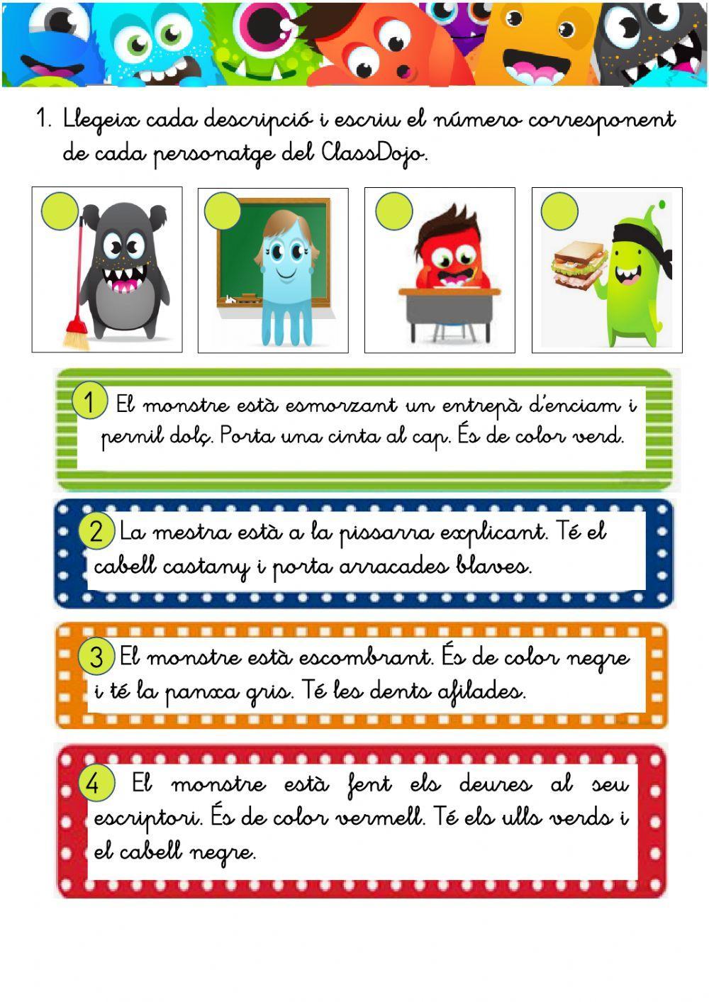 Comprensió lectora català